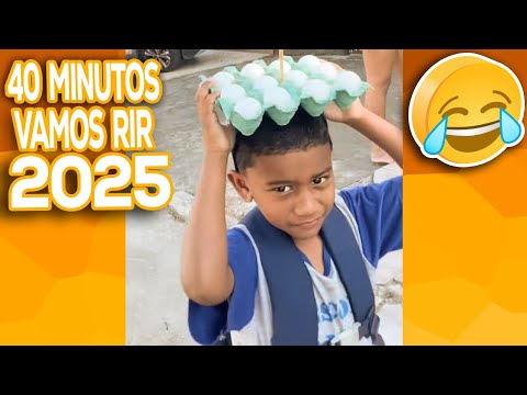 40 MINUTOS TENTE NÃO RIR 🤣 OS VÍDEOS ENGRAÇADOS de MEMES 2025 [VALE A PENA RIR DE NOVO] #2