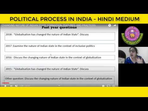 POLITICAL PROCESS IN INDIA - HINDI MEDIUM By - AVNEET KAUR