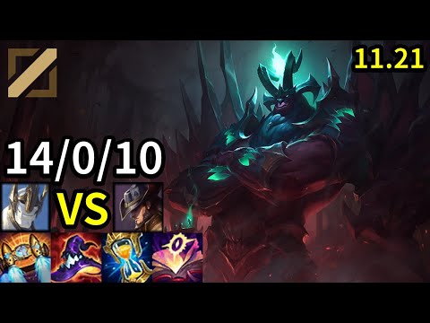 Galio Mid vs Twisted Fate - KR Challenger | Patch 11.21