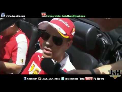 Interview with Vettel during drivers parade - Malaysian GP 2016