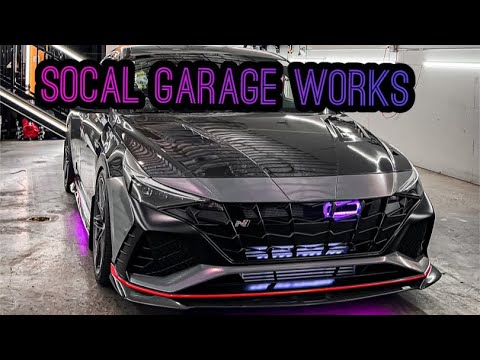 SCGW Carbon Fiber Hood + Fenders for the Elantra N😍|SEMA prep