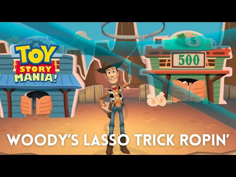 Toy Story Mania! - Walkthrough 2K 60FPS HDR - Woody's Lasso Trick Ropin'