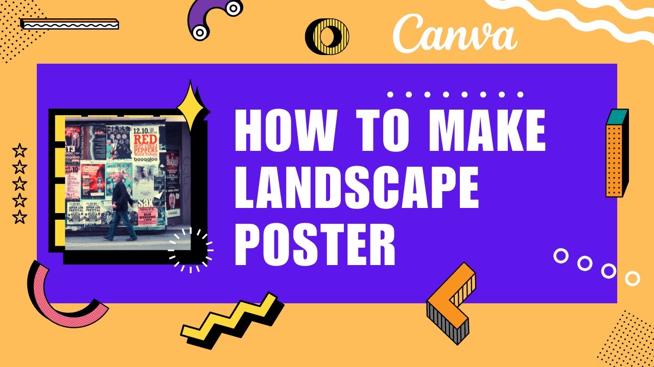 [NEW UPDATE] Canva Quick Tutorial: How to Easily Create a Landscape Poster in Canva?