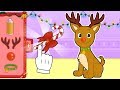 BABY PETS Max Dresses Up As Rudolph The Red Nosed Reindeer Christmas Cartoons For Children