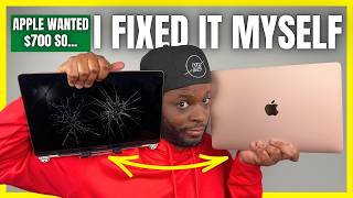 I Changed My MacBook Air Screen IN MINUTES for Less Than $200 (M1 Model)