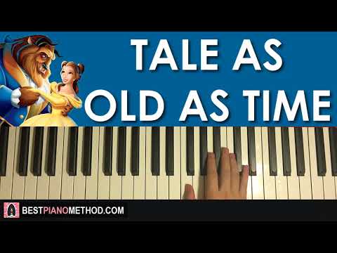 HOW TO PLAY - Beauty And The Beast - Tale As Old As Time (Piano Tutorial Lesson)
