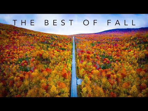 NEW ENGLAND 2020 PEAK FALL FOLIAGE | A 4k Aerial Drone Film