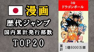【漫画】歴代ジャンプ作品の国内累計発行部数ランキングTOP20