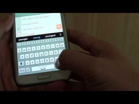 Samsung Galaxy S5: Double Tap on Space Bar for Auto Full Stop