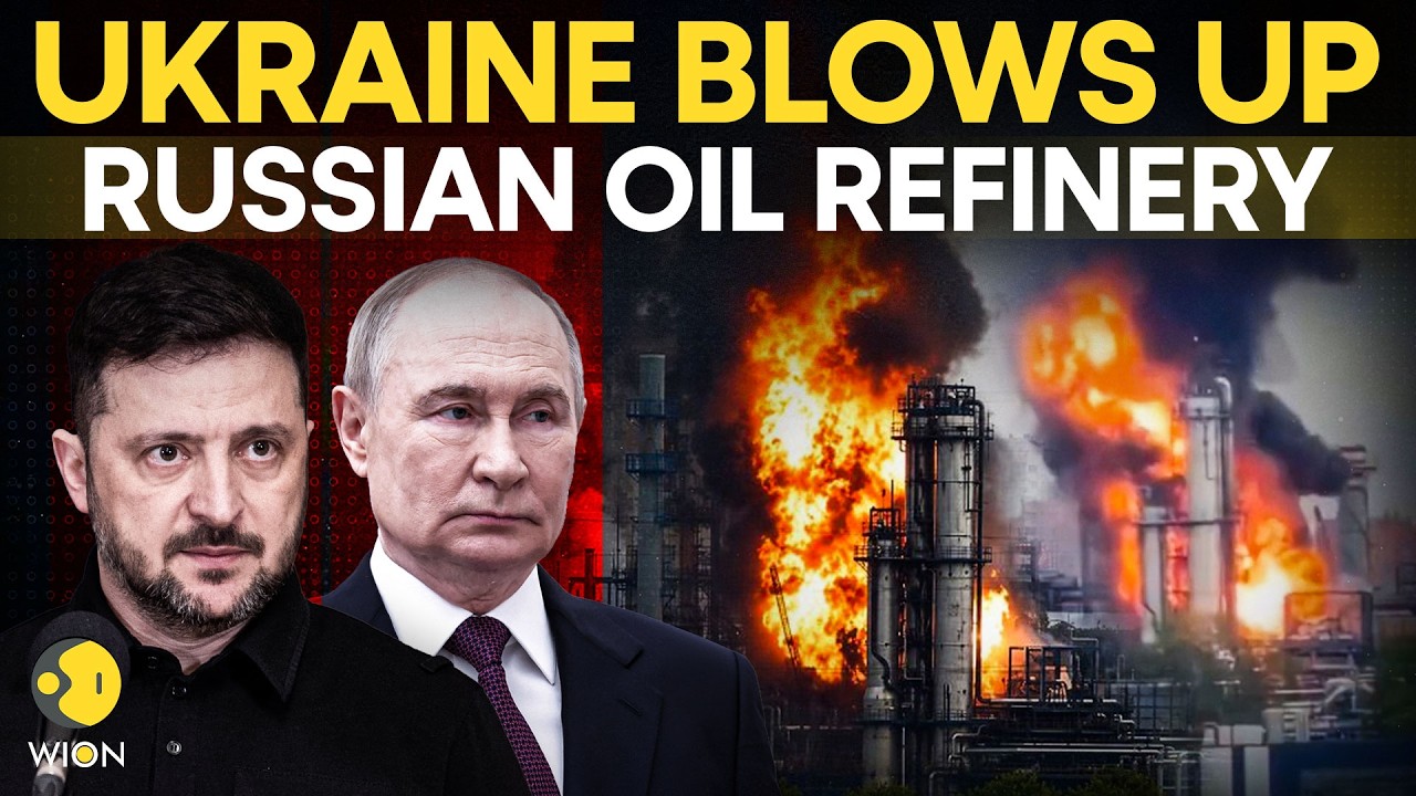 Russia-Ukraine LIVE: Ukraine Hits Moscow Oil Refinery Again | Russia Intercepts 555 Drones | WION