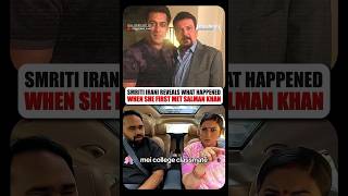 Download lagu What Happened When Smriti Irani First Met Salman Khan? | Mashable India | #vihaanai #shorts mp3 Download lagu What Happened When Smriti Irani First Met Salman Khan? | Mashable India | #vihaanai #shorts mp3