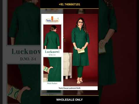 Tunic House Lucknowi Kurti – product video thumbnail