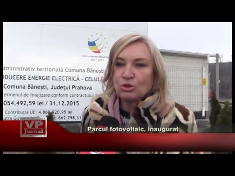 Parcul fotovoltaic, inaugurat