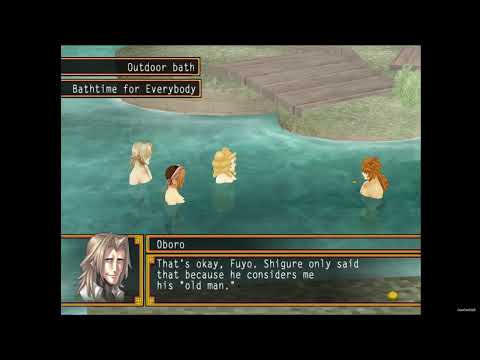 Suikoden 5 Walkthrough: Bath Scene: 30 Sagiri and Shigure