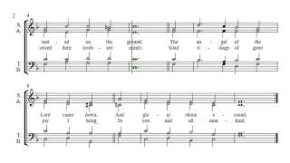 While shepherds watched their flocks - TENOR learning aid