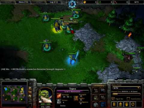TeD vs Grubby - Part 1 - Warcraft 3 English Commentary