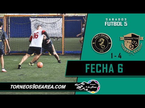 Piso y Encaro vs Convictos - Futbol 5 (Div A) - Fecha 6 - Torneos 9 de Area 🏆⚽️