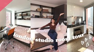 My London Studio Apartment Tour 🇬🇧  Student 