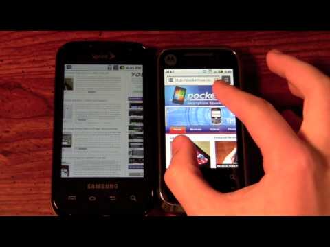 Motorola Flipside vs Samsung Transform | Pocketnow