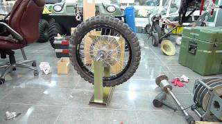preview picture of video 'How to wheel balance motorcycle tire'