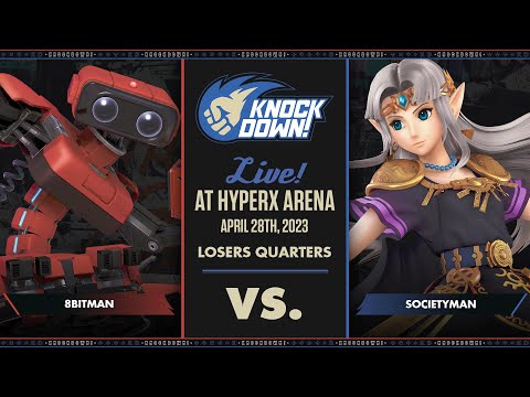 8BitMan VS. SocietyMan - Losers Quarters - Knockdown #73 SSBU