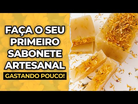 HOW TO MAKE HANDMADE HERBAL SOAP with Chamomile, Fennel and Calendula🌼
