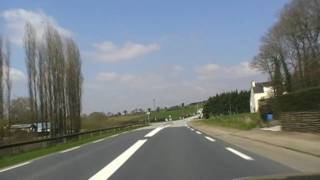 preview picture of video 'Driving Through Kergloff On The D48, Finistère, Brittany, France 12th April 2010'