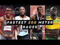 Top 10 Fastest 200 Meter Races | 200m Dash World Records