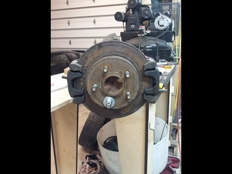 Mustang Dual rear caliper bracket for stock caliper ..for 8.8 & 7.5 rear ends