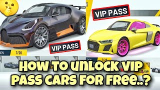 How to unlock vip pass cars for free??😱||Extreme car driving simulator🔥||
