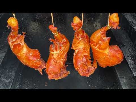 geräucherte Hähnchenschenkel nach Kassler Art