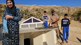 Download lagu Hard Work in the Mountains | Installing Waterproof Roof for the Cave Home mp3
