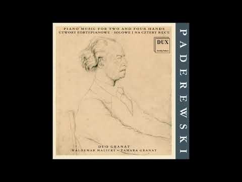 Ignacy Jan Paderewski : Tatra Album, version for piano duet Op. 12 (ca. 1883 arr. 1884)
