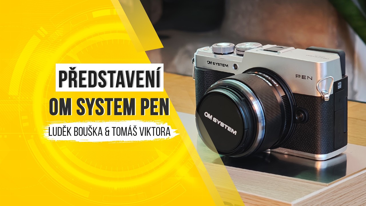 YouTube video - Nový OM System PEN: První voděodolný PEN je tady!