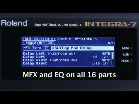 Roland INTEGRA-7 SuperNATURAL Sound Module Overview
