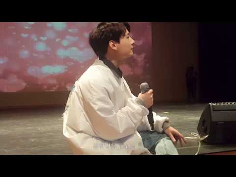 180707 Krist Singto Korea Fanmeeting กะทันหัน