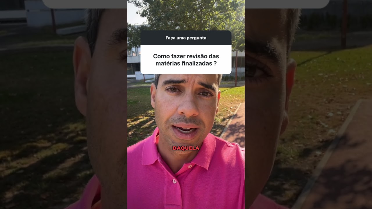 Como revisar as disciplinas estudadas? #direito #oab