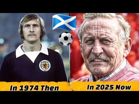 🏴󠁧󠁢󠁳󠁣󠁴󠁿 Scotland World Cup Squad 🌎 ⚽️ 1974 -Then  And Now |Football Legends 