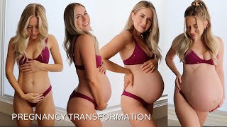 TWIN PREGNANCY TRANSFORMATION *WEEK BY WEEK