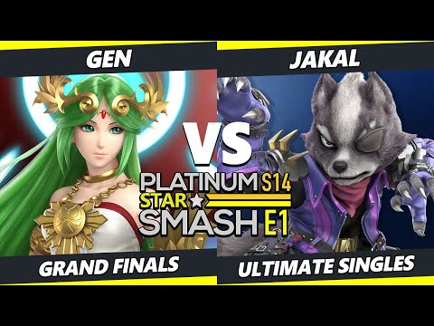 PSS S14:E1 GRAND FINALS - Jakal (Wolf) Vs. Gen (Palutena) SSBU Ultimate Tournament