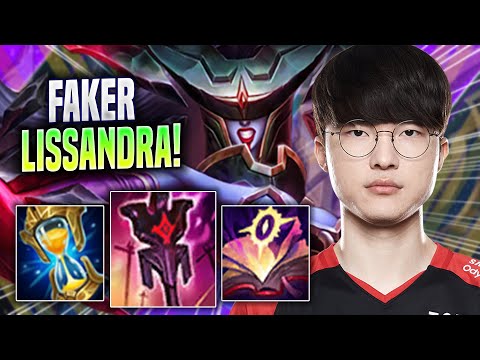 FAKER IS SO CLEAN WITH LISSANDRA! - T1 Faker Plays Lissandra MID vs Ahri! | Season 2022