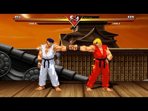 ICE POWER RYU vs FIRE POWER KEN - High Level Awesome Fight!