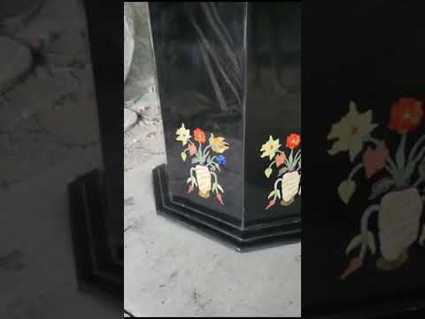 Marble Inlay Semi Precious Stone Table