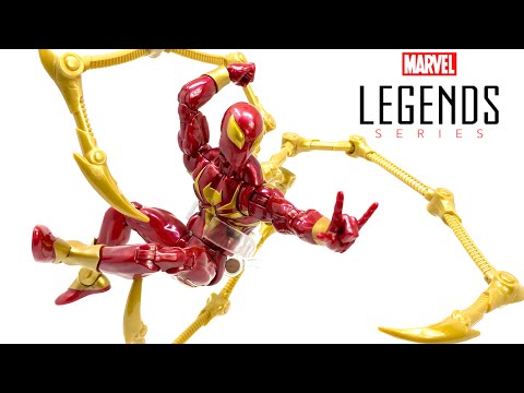 Marvel Legends IRON SPIDER 60th Anniversary Spider-Man Action Figure Review