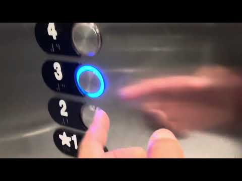 Otis gen2 series 7 elevators at American tobacco north deck garage in Durham North Carolina￼￼