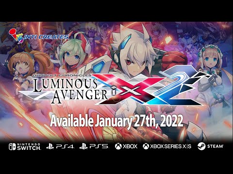 صورة الإعلان عن Gunvolt Chronicles: Luminous Avenger iX 2 والإصدار بداية العام القادم