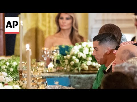 Cristiano Ronaldo attends Trump’s dinner with Saudi crown prince