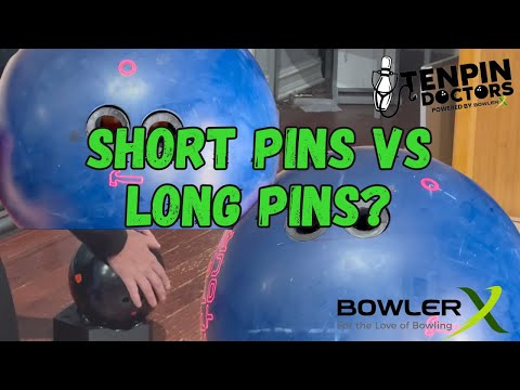 Short pin layouts vs long pins | Do they flare more or less?