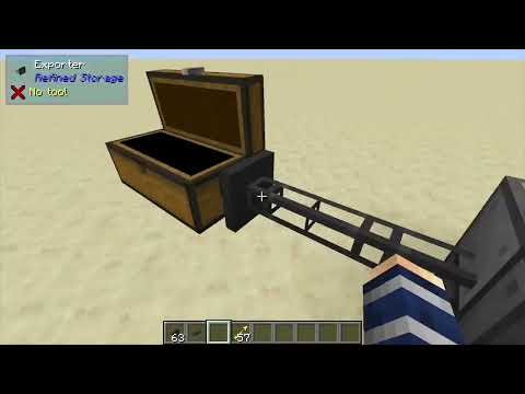 Refined Storage: Exporter (how to use)