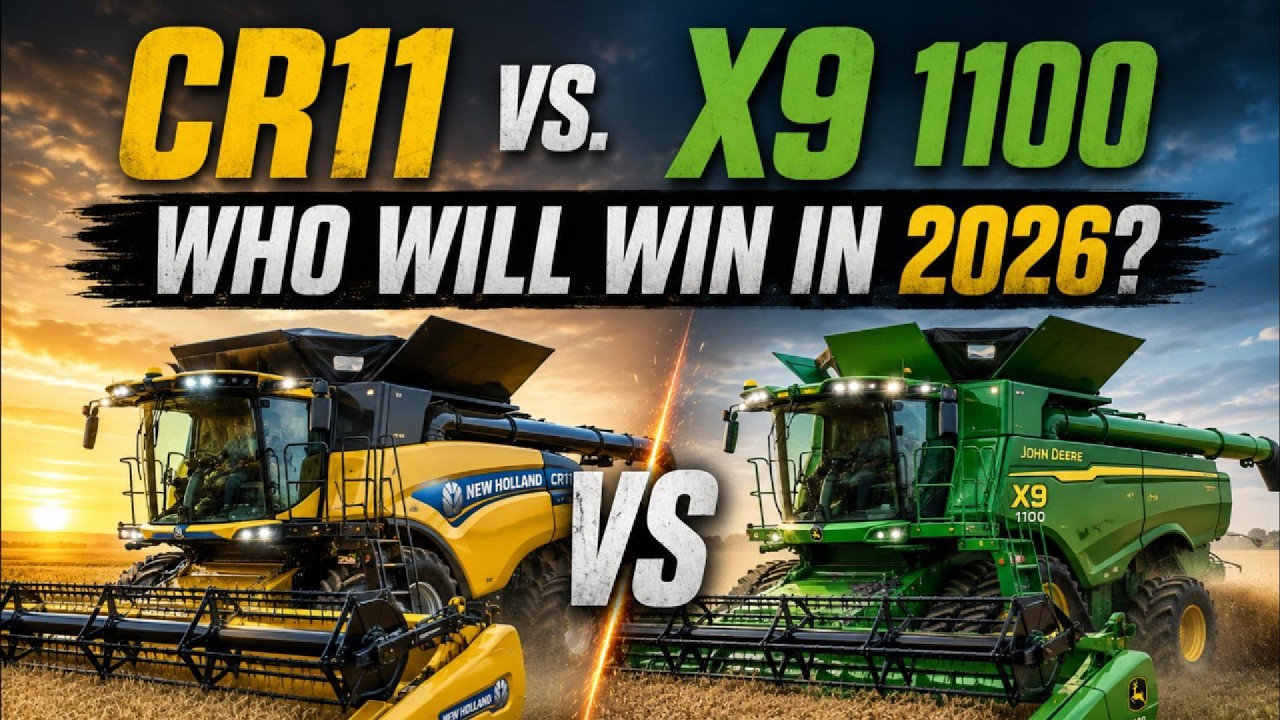 🔥 New Holland CR11 vs John Deere X9 1100 – Who Wins in 2026?